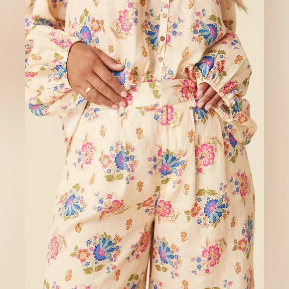 Spell Solstice Linen Set Blouse and Pants - Picture 12 of 16